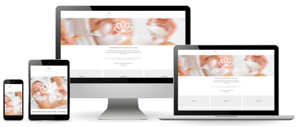 Launch der Website für Kristina Schrötlin - Skin & Beauty